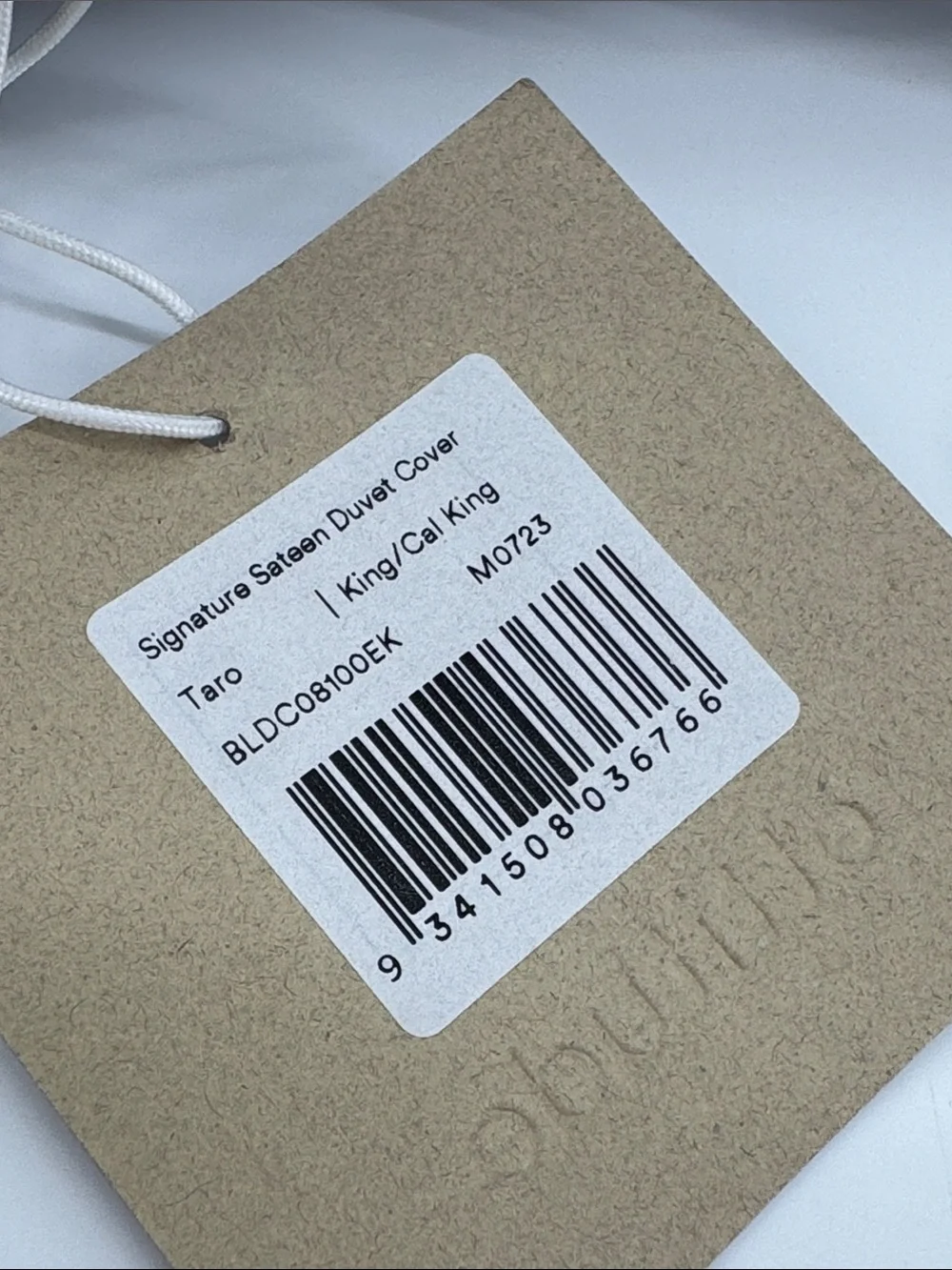 Ettitude Signature Sateen Bamboo King Duvet Cover Color Color Taro NWT